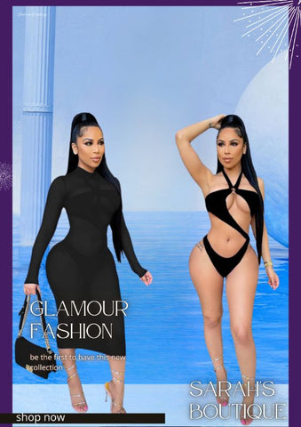 Swimwear - Sexy Solid One Piece Swimsuit And Gauze Dress